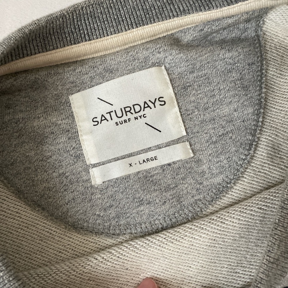 Saturdays NYC Gray crewneck